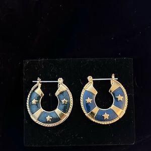Nautical novelty, hoop earrings Avon